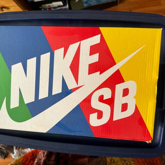 Nike SB Dunk Low Paisley Plaid Sneakers Travis Scott - Picture 7 of 7